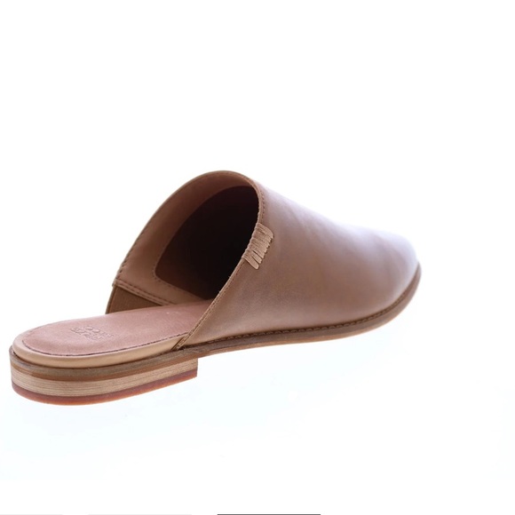 Frye and Co Tan Fenn Almond Toe Mule Leather Slip On Flat Shoes Sz 6.5 - Picture 15 of 15